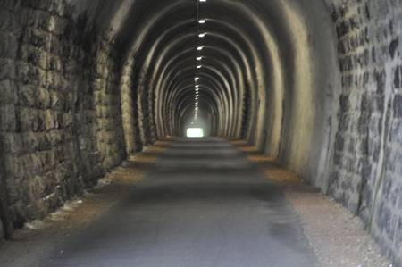 Licbt am Ende eines Tunnels